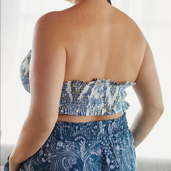 COPY - XL Petite Anthropologie 3 piece lounge set Aurora blue - Picture 3 of 8